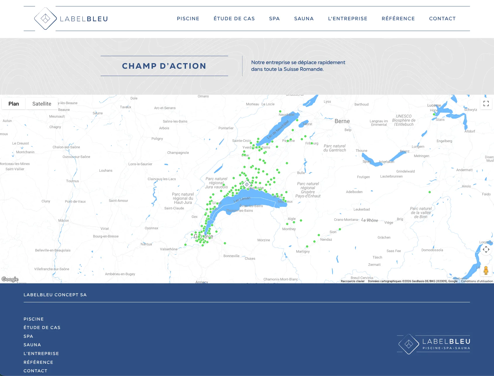 Label Bleu - Collection spas