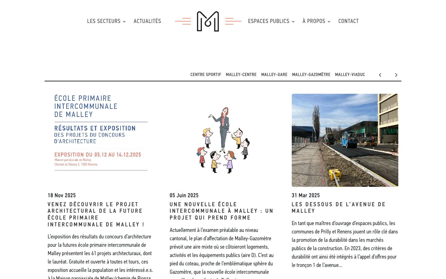 Malley Centre - Actualités