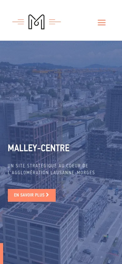Malley Centre - Vue mobile