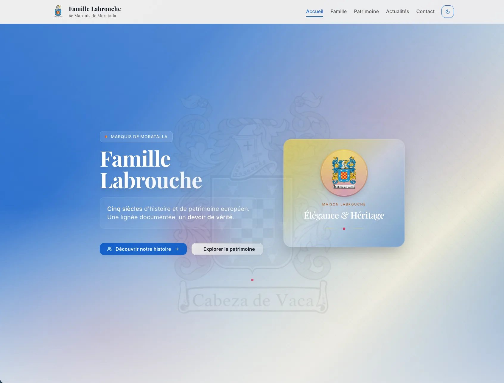 Famille Labrouche - Site patrimonial