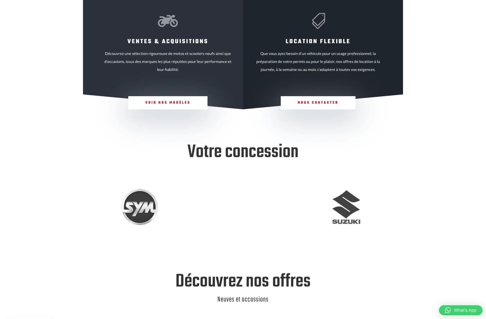 Moto Shop - Concession