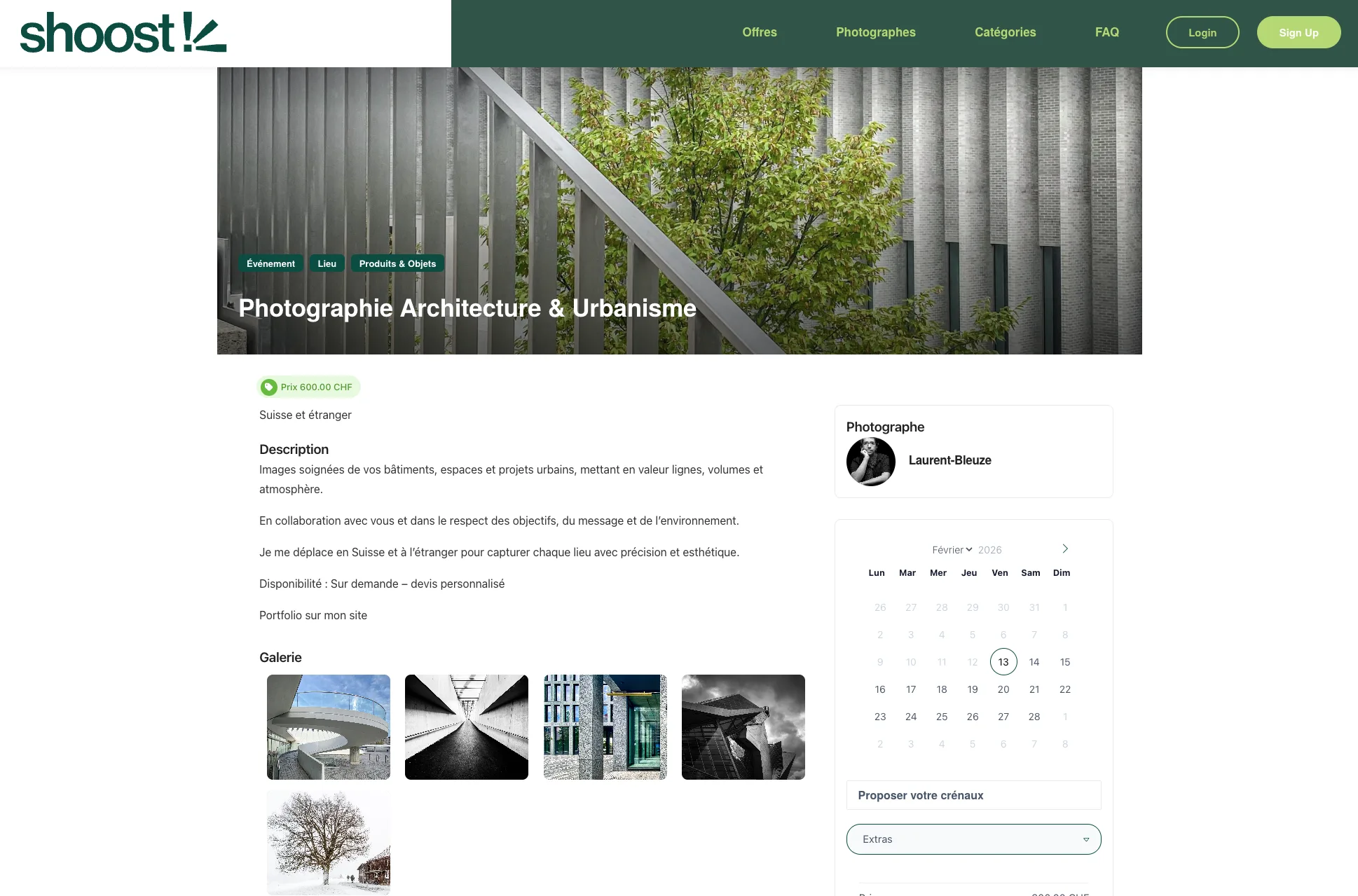 Shoost - Détail d'une offre